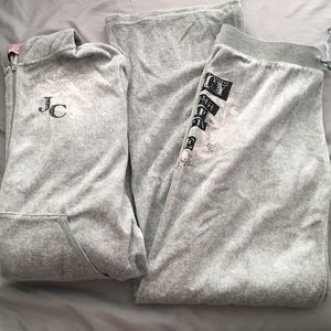 Juicy Couture Grey Jumpsuit Jacket Worn/PantsNWT